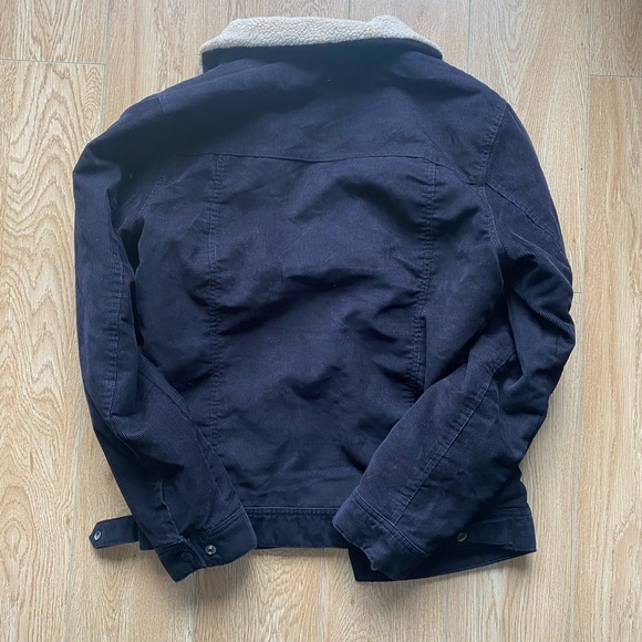 Mens black Pull and Bear corduroy jacket size M - Picture 2 of 3